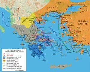 Greek world during Greco-Persian Wars