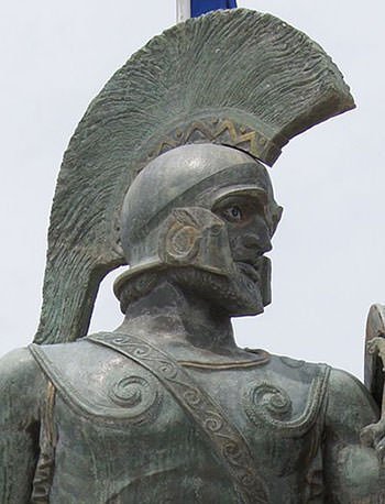 Leonidas I of Sparta statue