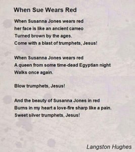 When Sue Wears Red