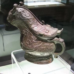 Shang Dynasty ritual bronze vessel