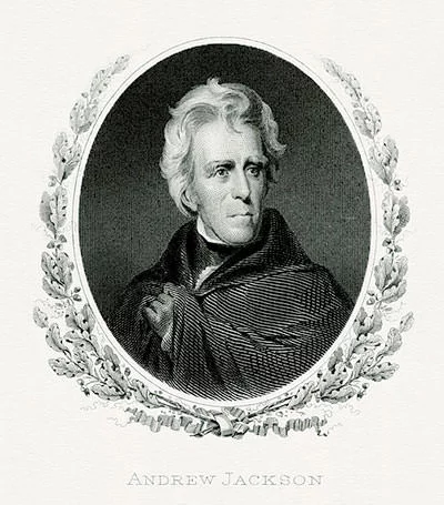 Presidential portrait of Andrew Jackson
