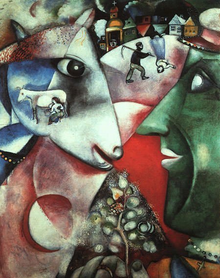 I and the Village (1911) - Marc Chagall