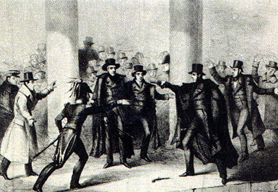 Jackson Assassination Attempt depiction