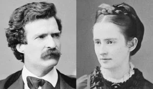 Mark Twain and Olivia Langdon