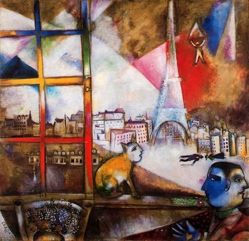 Paris Through the Window (1913) - Marc Chagall