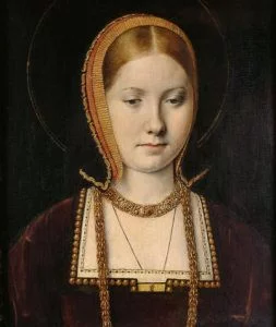 Portrait of Catherine of Aragon in her youth