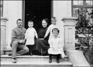 The Bohr family - Niels Bohr's parents and their kids
