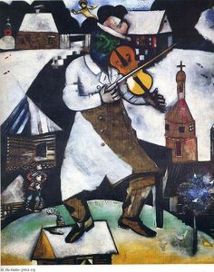 The Fiddler (1913) - Marc Chagall