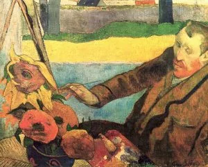 The Painter of Sunflowers (1888) - Paul Gauguin
