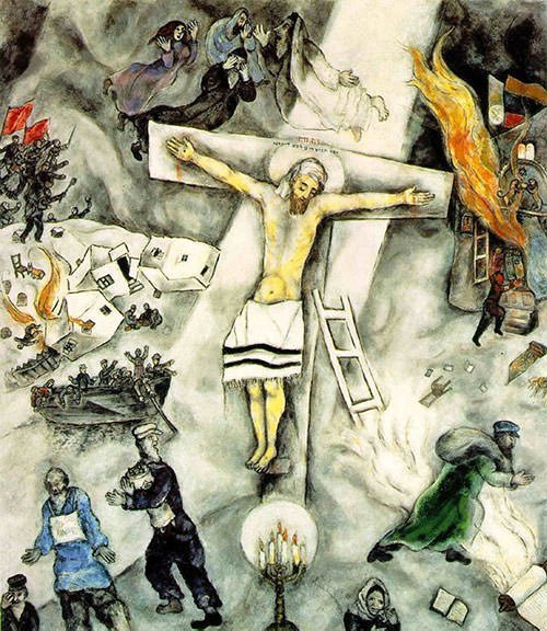 White Crucifixion (1938) - Marc Chagall