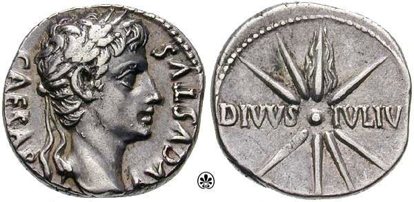 A silver coin from Augustan era