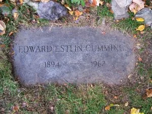 E. E. Cummings Grave