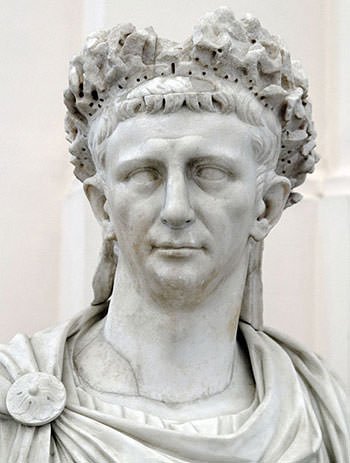Bust of Roman Emperor Claudius