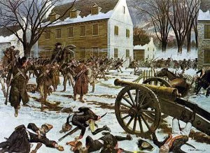 Painting of Battle of Trenton