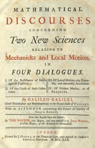 Cover of Two New Sciences