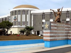 Liberian Capitol Building in Monrovia