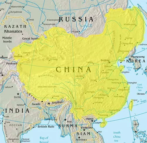 Qing Dynasty Map (1765)