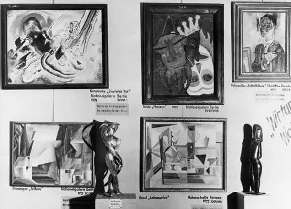 Kandinsky Degenerate Art exhibition