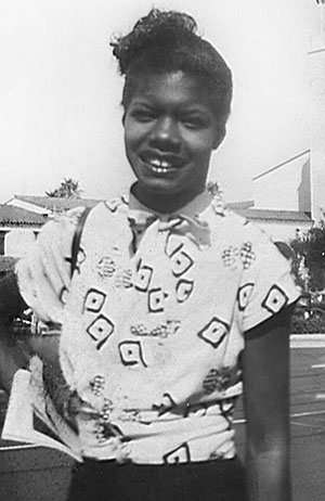 Maya Angelou in her youth