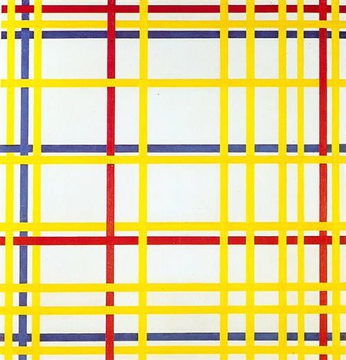 New York City I (1942) - Piet Mondrian