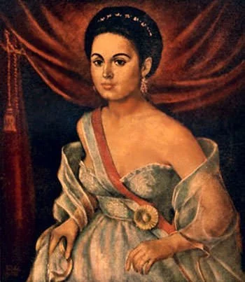  Retrato de Manuela Sáenz