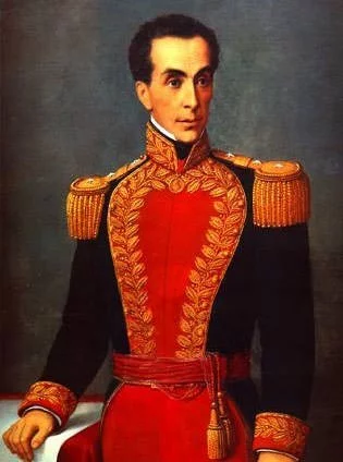 portret van Simon Bolivar
