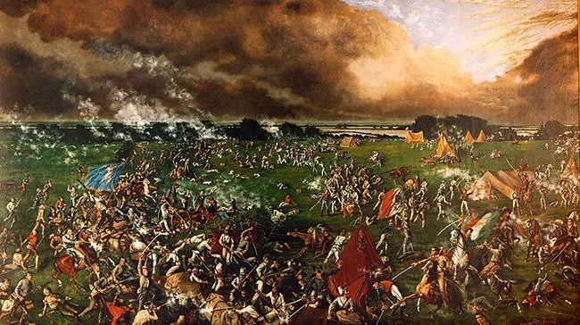 Painting of the Battle of San Jacinto