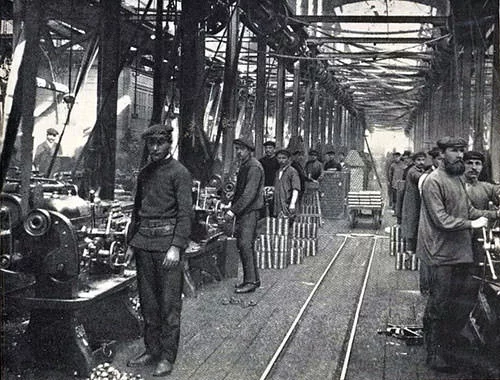 Russian industrial workers