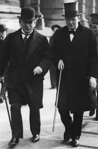 David Lloyd George and Winston Churchill