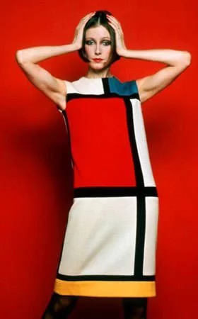 Piet Mondrian dress by Yves Saint Laurent