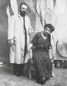 Henri Matisse with his wife Amelie