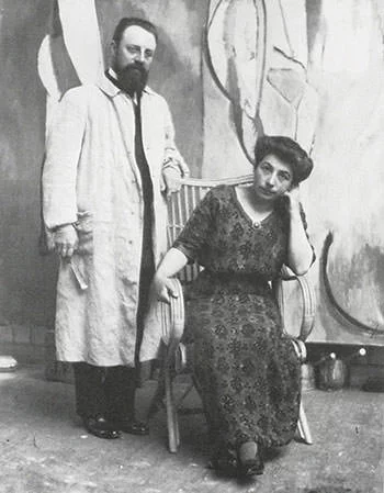 Henri Matisse with his wife Amelie