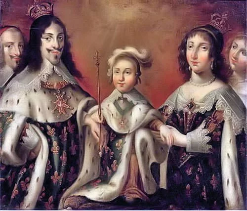 Louis XIII, Anne of Austria, and Louis XIV