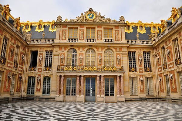 Marble Court at the Palace of Versailles
