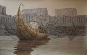 Re-creation of the port at Eridu