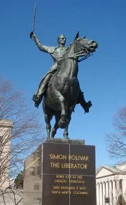 Simon Bolivar Statue in Washington DC