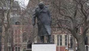 Winston Churchill statue in London