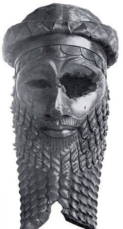 Bronze head of an Akkadian ruler