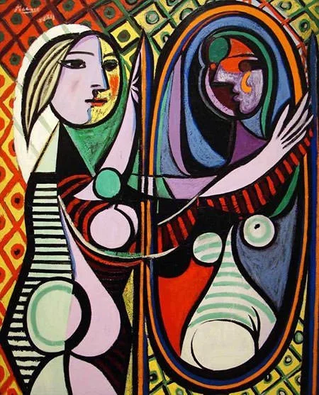 Девушка перед зеркалом (1932) - Пабло Пикассо Музей современного искусства