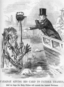 Faraday River Thames Caricature