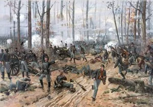 Painting of Battle of Shiloh
