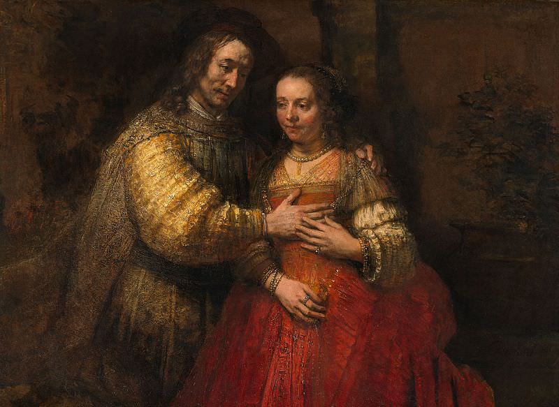 The Jewish Bride (1667) - Rembrandt van Rijn