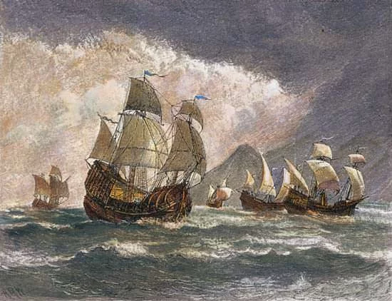 5 ships of Ferdinand Magellan's expedition