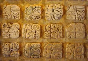 Maya glyphs