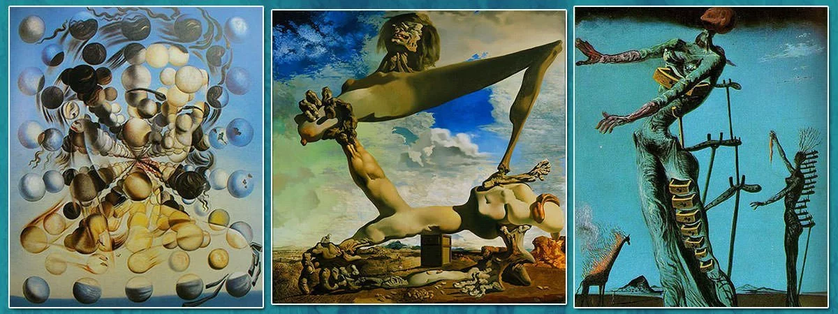 Salvador Dali Famous Paintings Featured