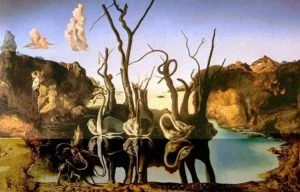 Swans Reflecting Elephants (1937) - Salvador Dali