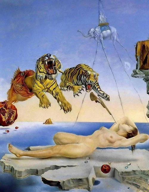 The Dream Caused by the Flight of a Bee (1944) - Salvador Dali