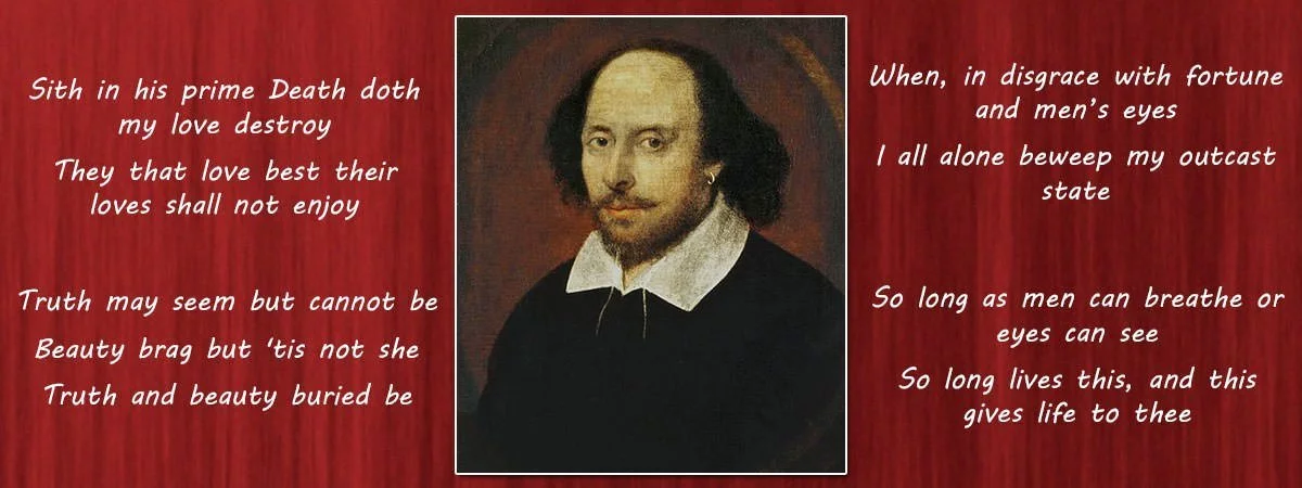 William Shakespeare Famous Poems Featured