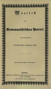 The Communist Manifesto first edition