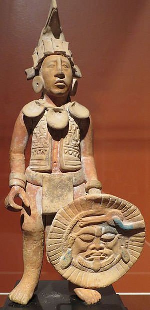 Figurine of Maya warrior